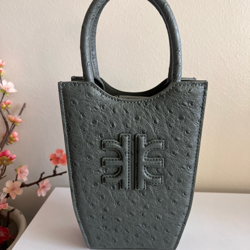 JW PEI crossbody purse in Grey Croc